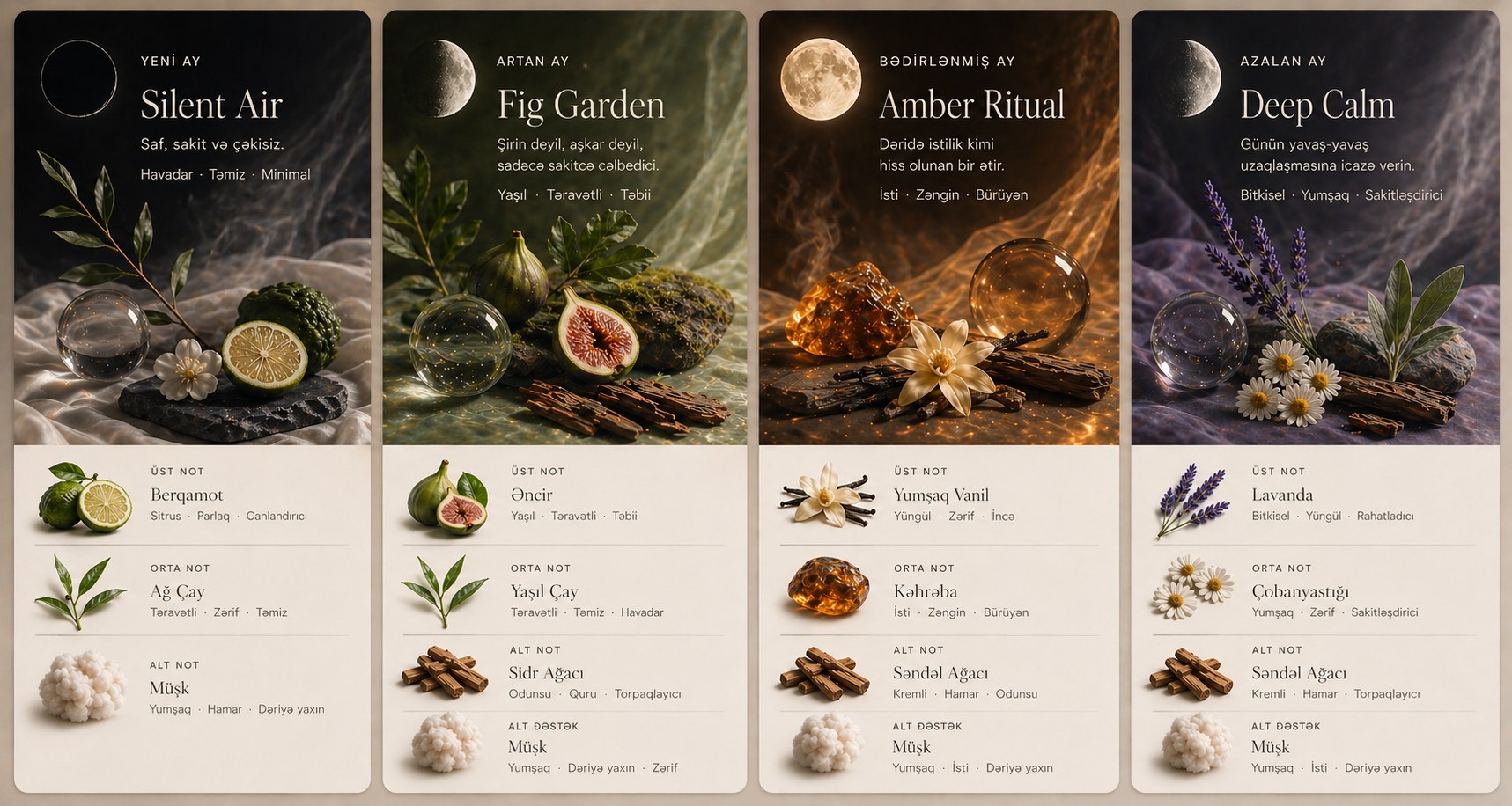 Moon Aura ətir kolleksiyası